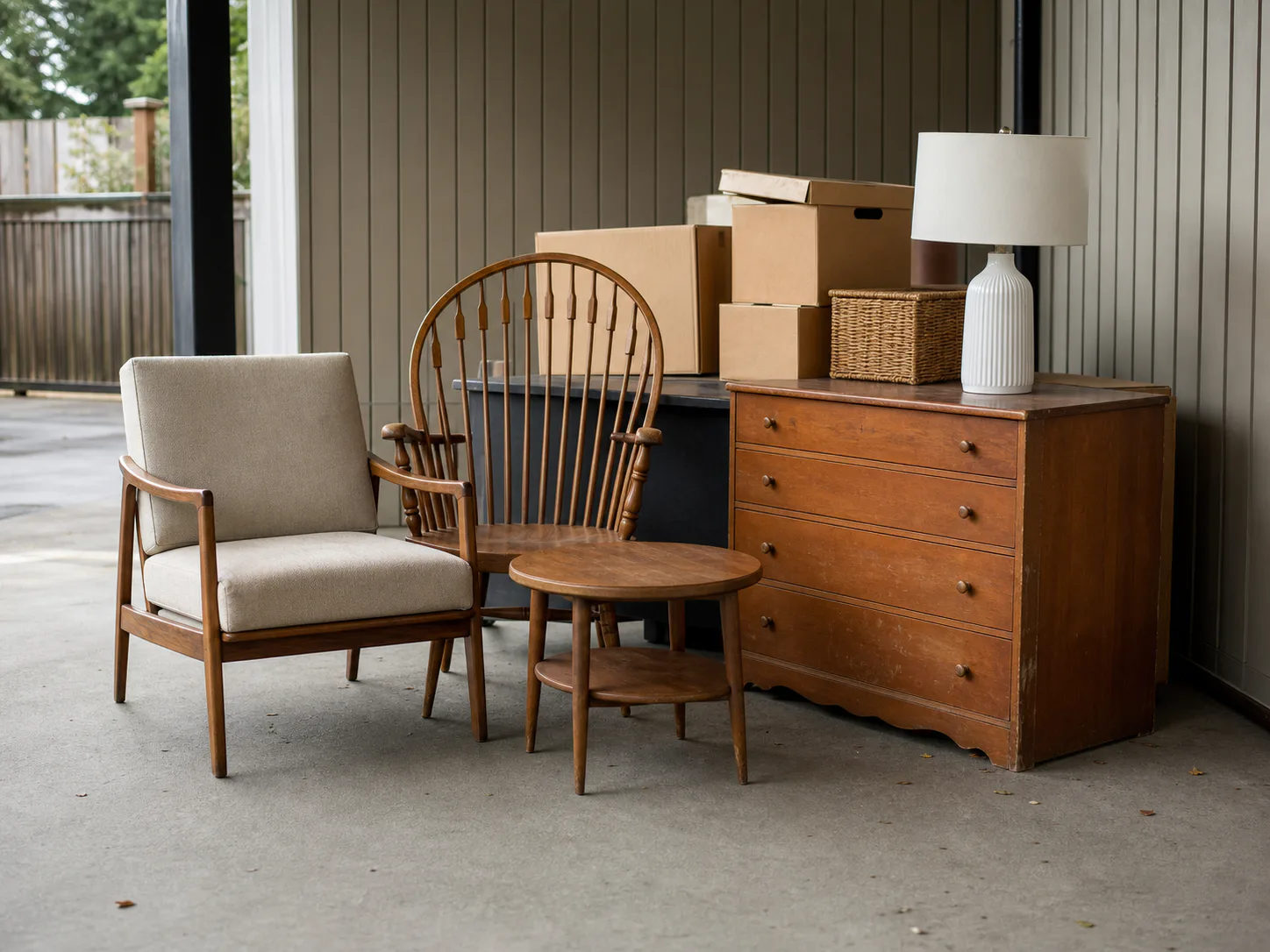 Reusable furniture prepared for a better next stop
